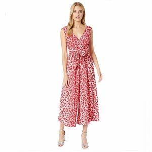 kate spade 
panthera tie-waist sleeveless jumpsuit
